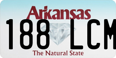 AR license plate 188LCM
