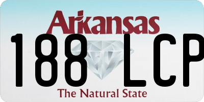 AR license plate 188LCP