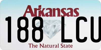 AR license plate 188LCU
