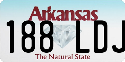 AR license plate 188LDJ
