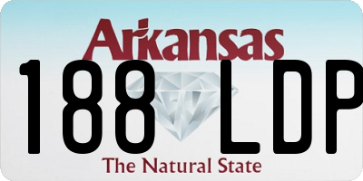 AR license plate 188LDP