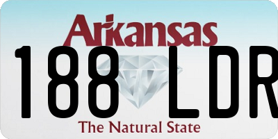 AR license plate 188LDR