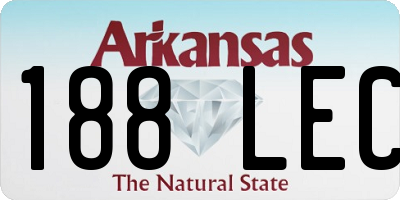 AR license plate 188LEC