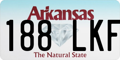 AR license plate 188LKF