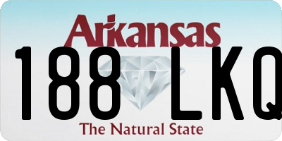 AR license plate 188LKQ