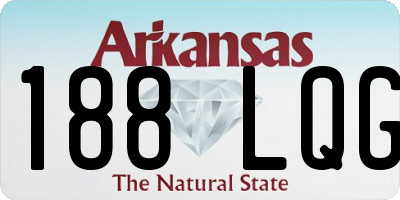 AR license plate 188LQG