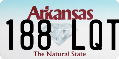 AR license plate 188LQT