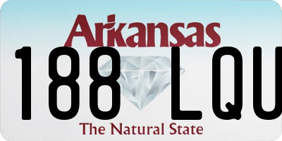 AR license plate 188LQU