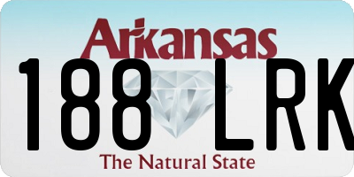 AR license plate 188LRK