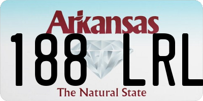 AR license plate 188LRL