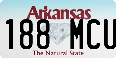 AR license plate 188MCU