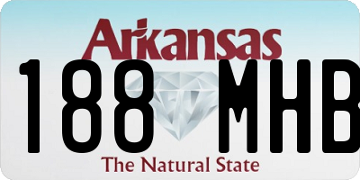 AR license plate 188MHB
