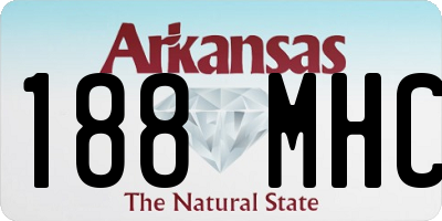 AR license plate 188MHC