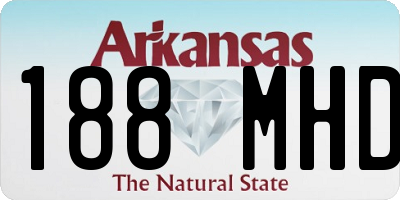 AR license plate 188MHD