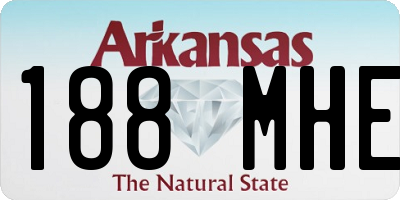 AR license plate 188MHE