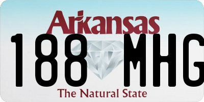 AR license plate 188MHG
