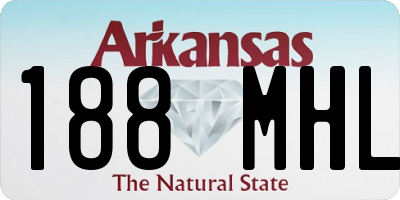 AR license plate 188MHL