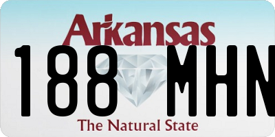 AR license plate 188MHN