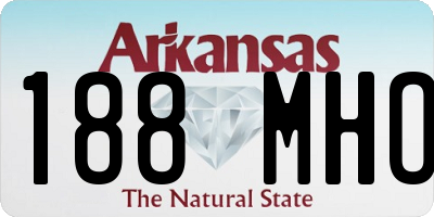 AR license plate 188MHO