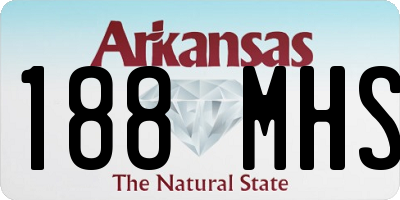 AR license plate 188MHS