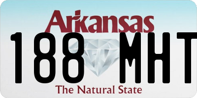 AR license plate 188MHT