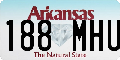 AR license plate 188MHU