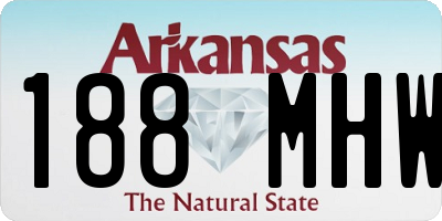 AR license plate 188MHW