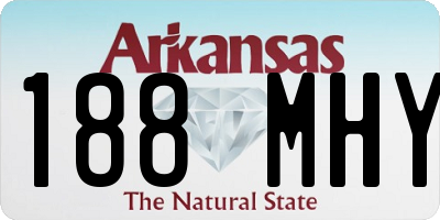 AR license plate 188MHY
