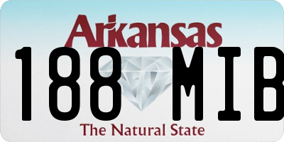 AR license plate 188MIB