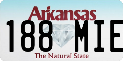 AR license plate 188MIE