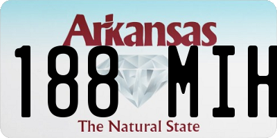 AR license plate 188MIH