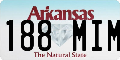 AR license plate 188MIM