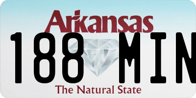 AR license plate 188MIN