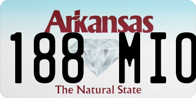 AR license plate 188MIO