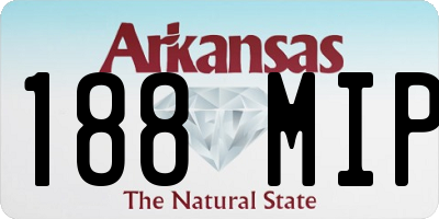 AR license plate 188MIP