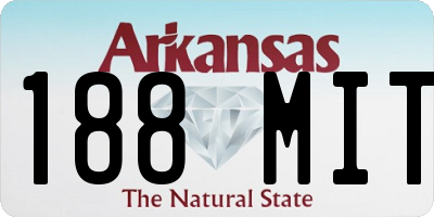 AR license plate 188MIT