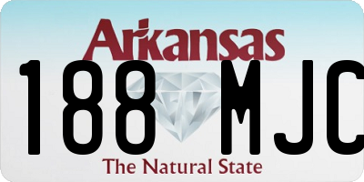 AR license plate 188MJC
