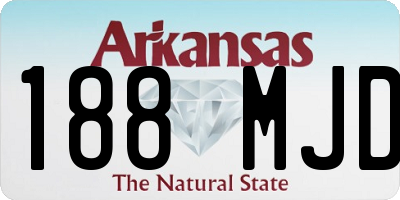 AR license plate 188MJD