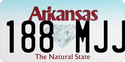 AR license plate 188MJJ