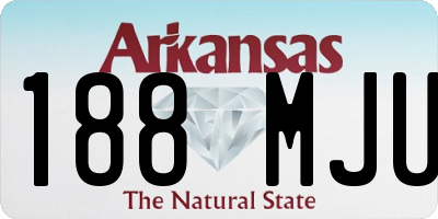 AR license plate 188MJU