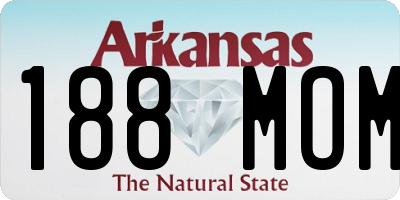 AR license plate 188MOM