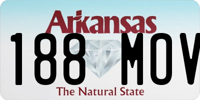 AR license plate 188MOV