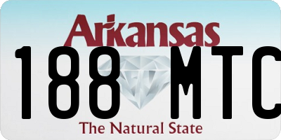 AR license plate 188MTC