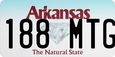 AR license plate 188MTG