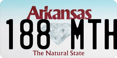 AR license plate 188MTH