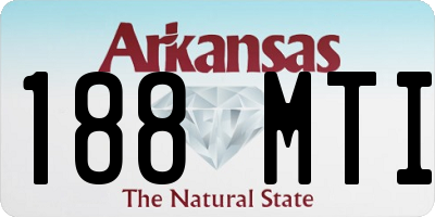 AR license plate 188MTI