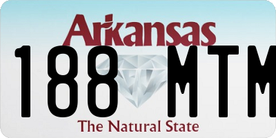 AR license plate 188MTM