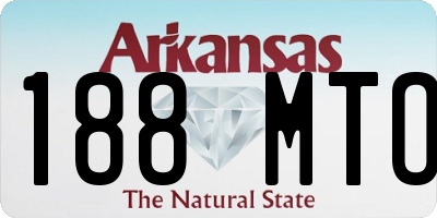 AR license plate 188MTO