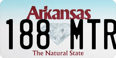 AR license plate 188MTR