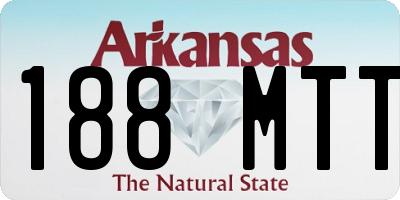 AR license plate 188MTT
